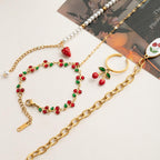 Cherry charm Hand Chain 🍒