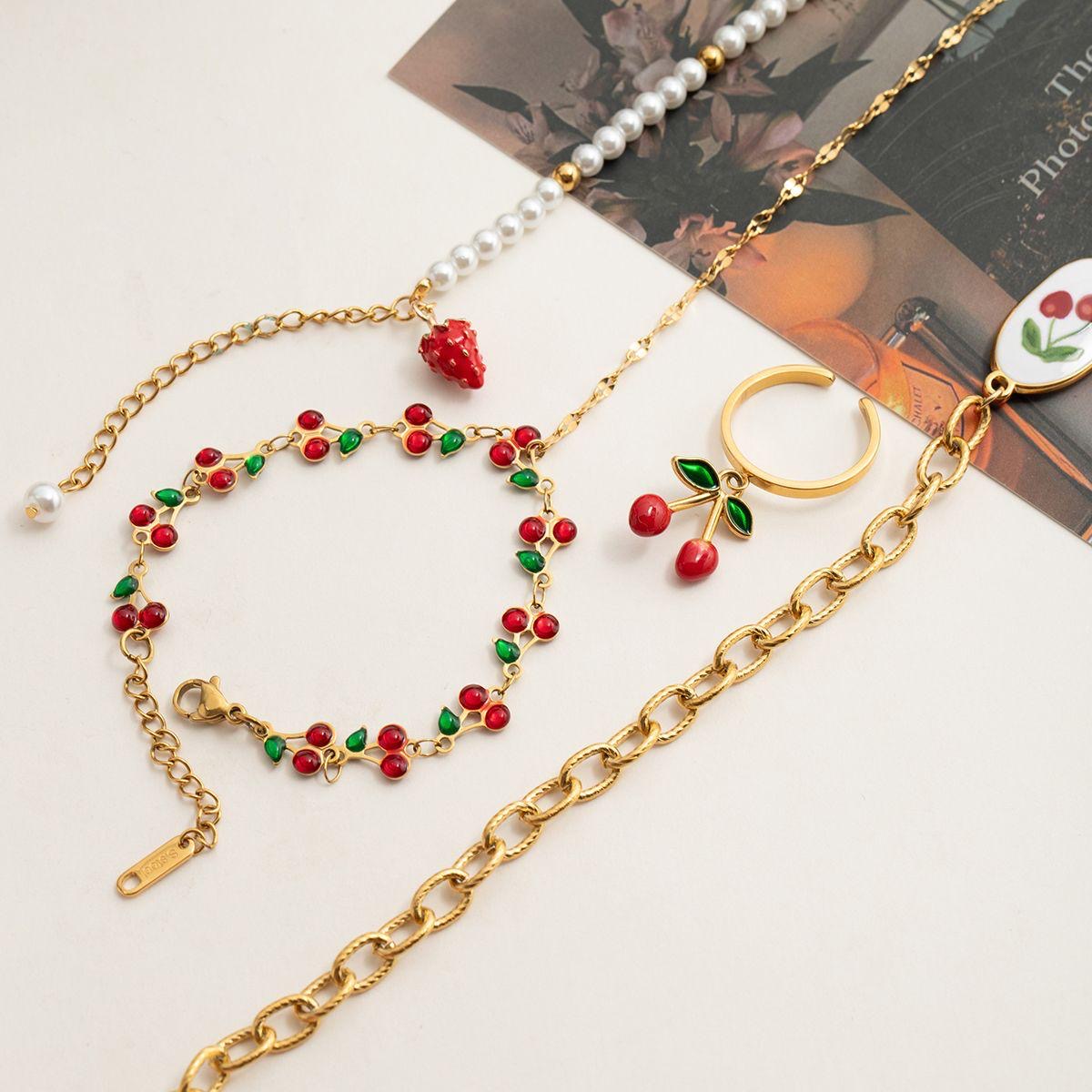 Cherry charm Hand Chain 🍒