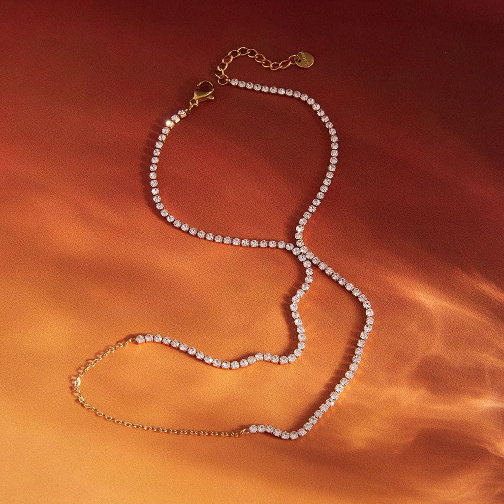 Tennis Drape Hand Chain ✨💎