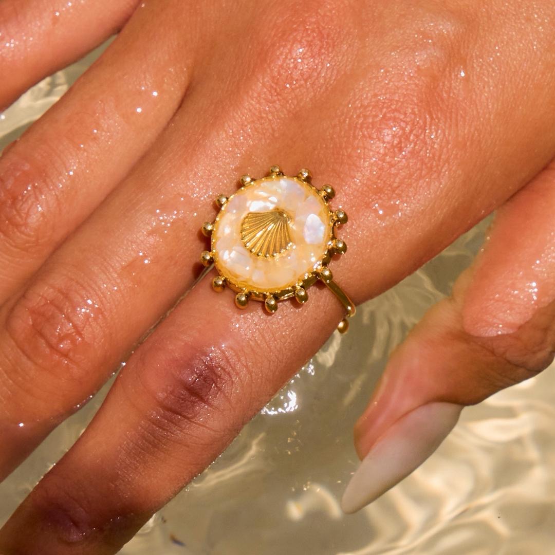 Ocean shell Ring