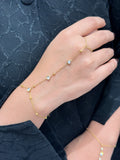 Heart drop hand chain