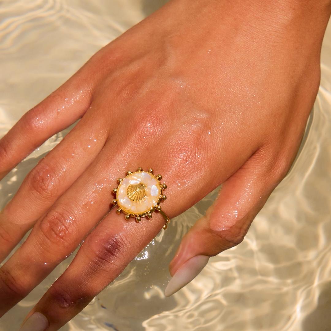 Ocean shell Ring