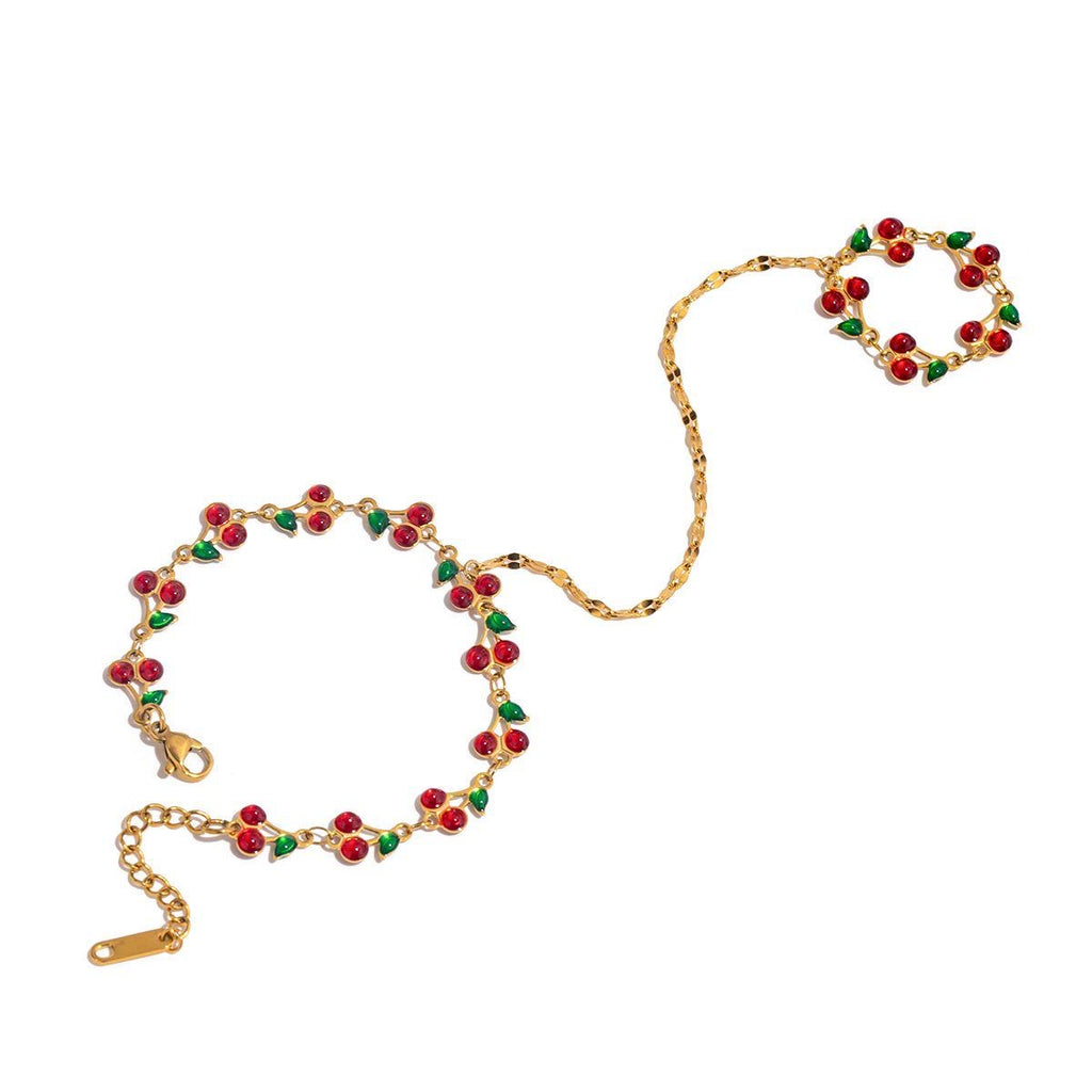 Cherry charm Hand Chain 🍒