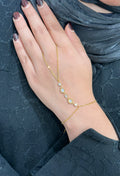 Golden muse hand chain