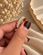 Golden Baguette Eternity Ring