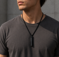 Shadow bar necklace for men