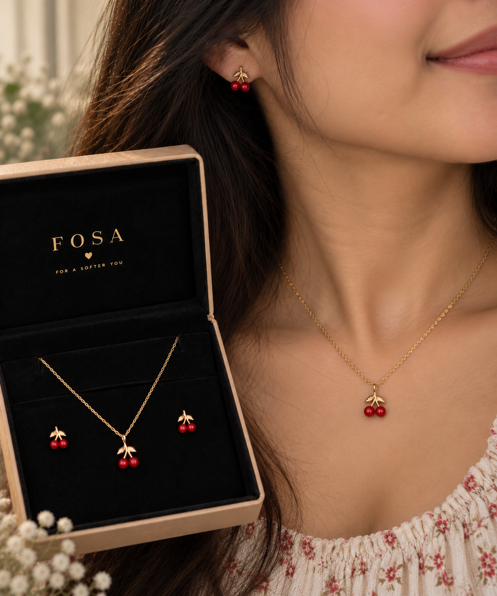 CHERRY COMBO SET