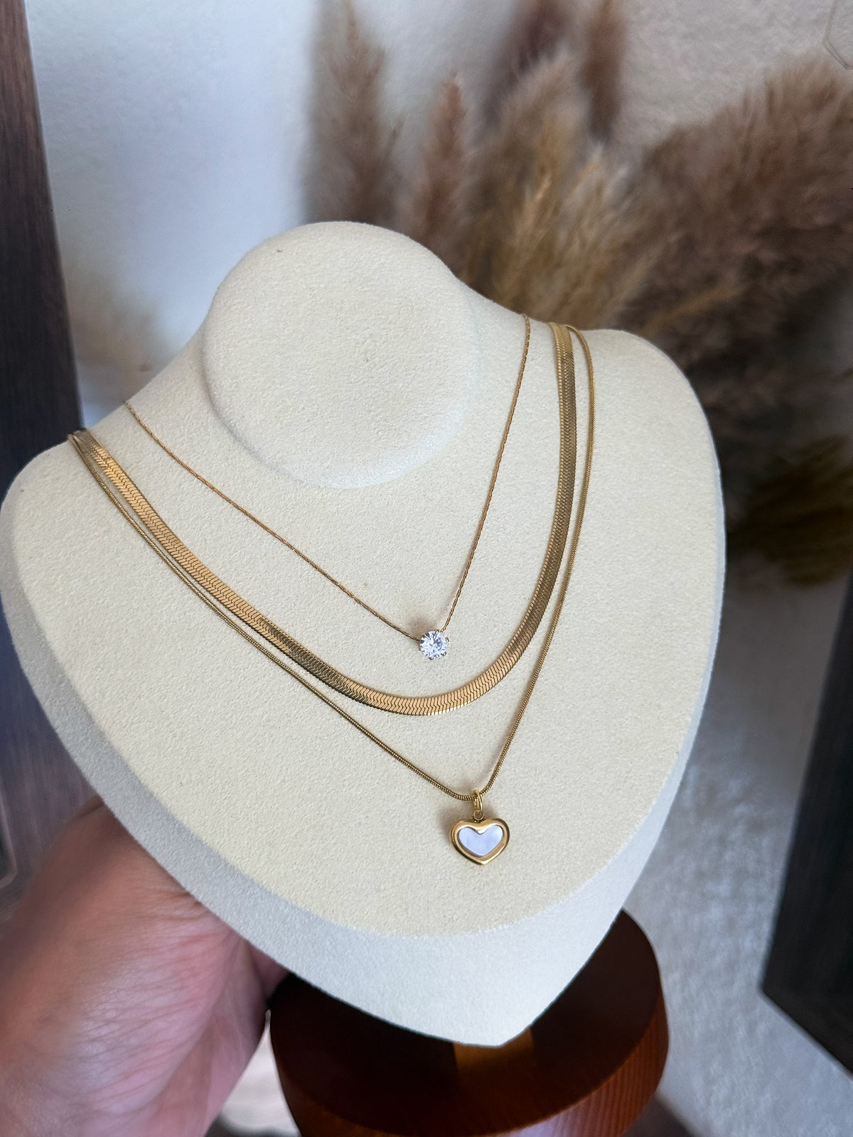 Marble heart set