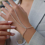 Tennis Drape Hand Chain ✨💎