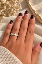 Golden Baguette Eternity Ring