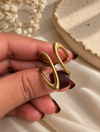 Wave Sculptural Ring