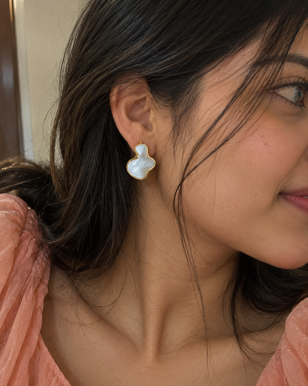 Ivory Flow Earrings