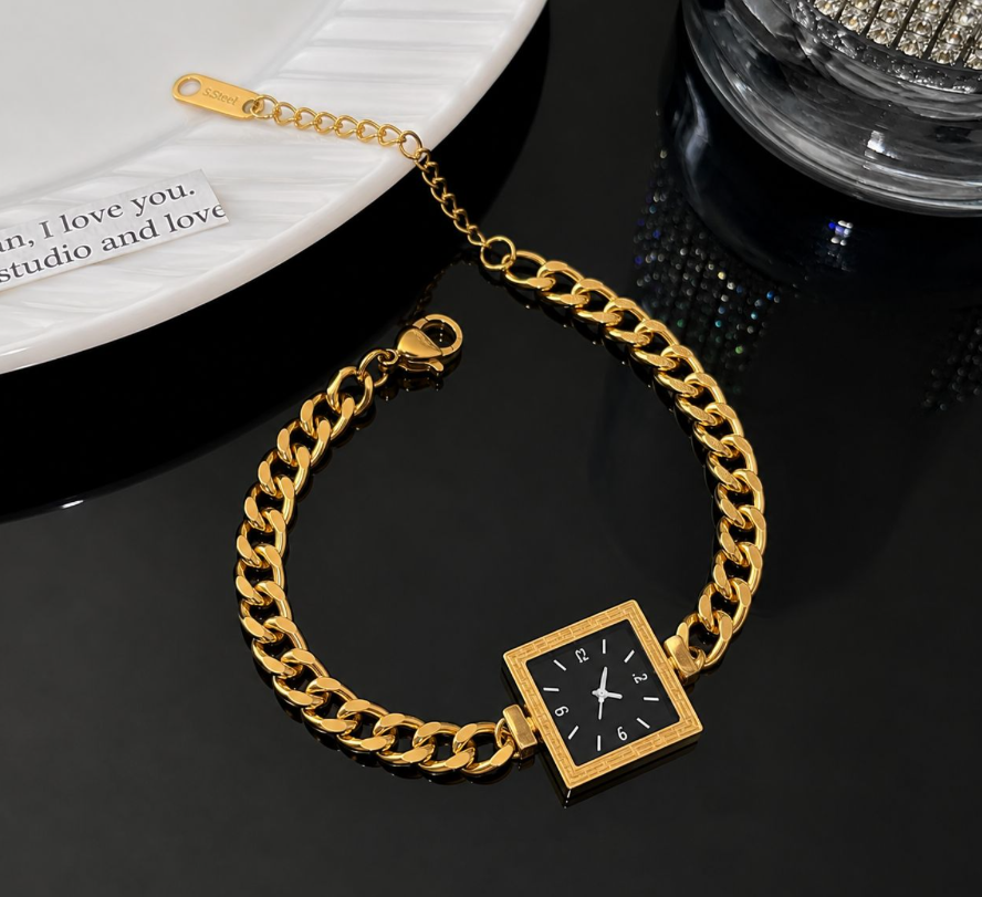 Square chain Watchbracelet