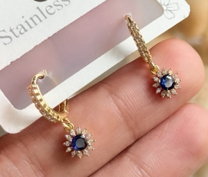 Blue aura charm set