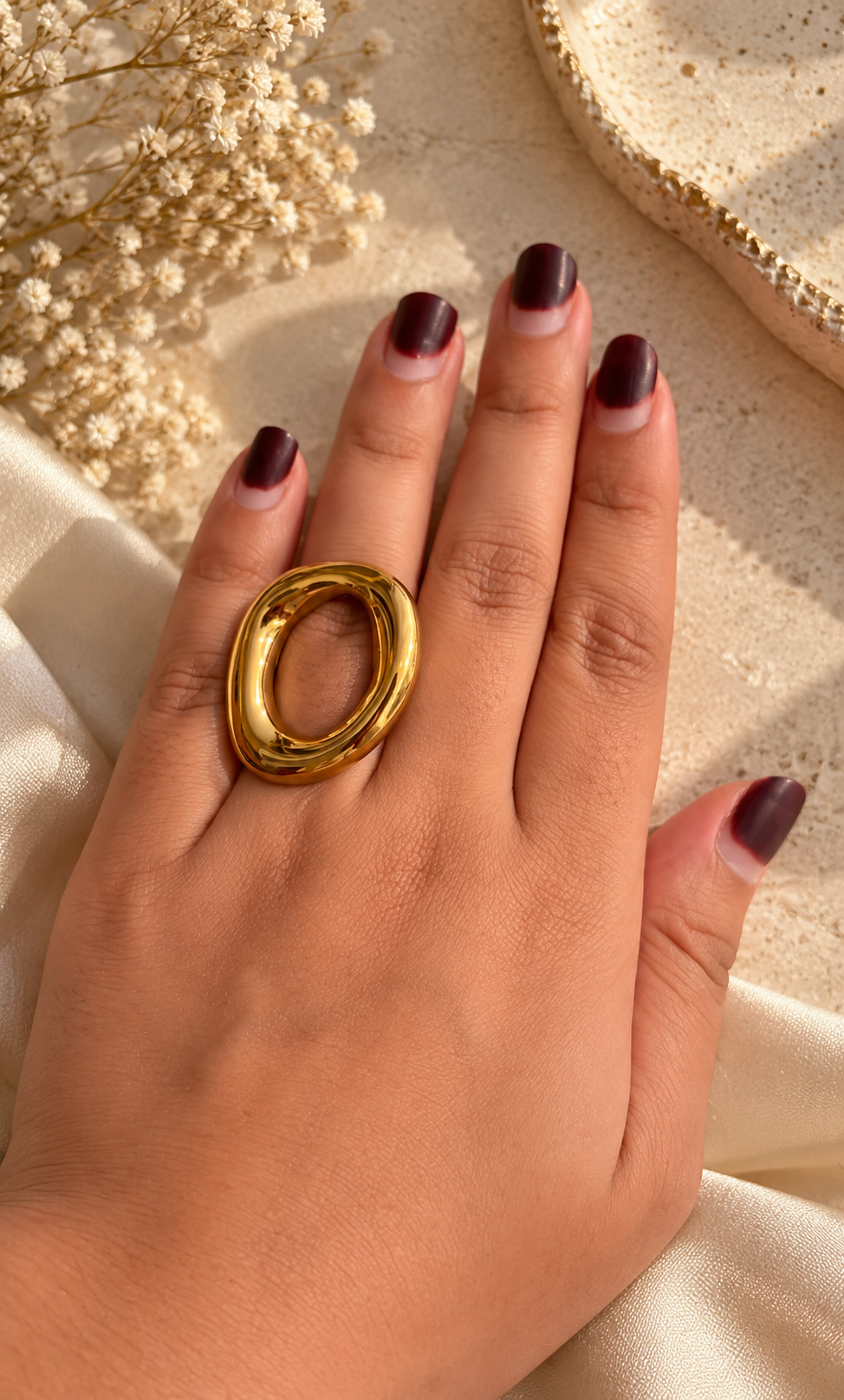 Oval Statement Ring