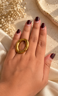 Oval Statement Ring