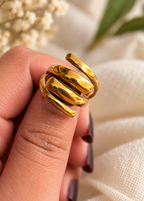 Spiral Statement Ring