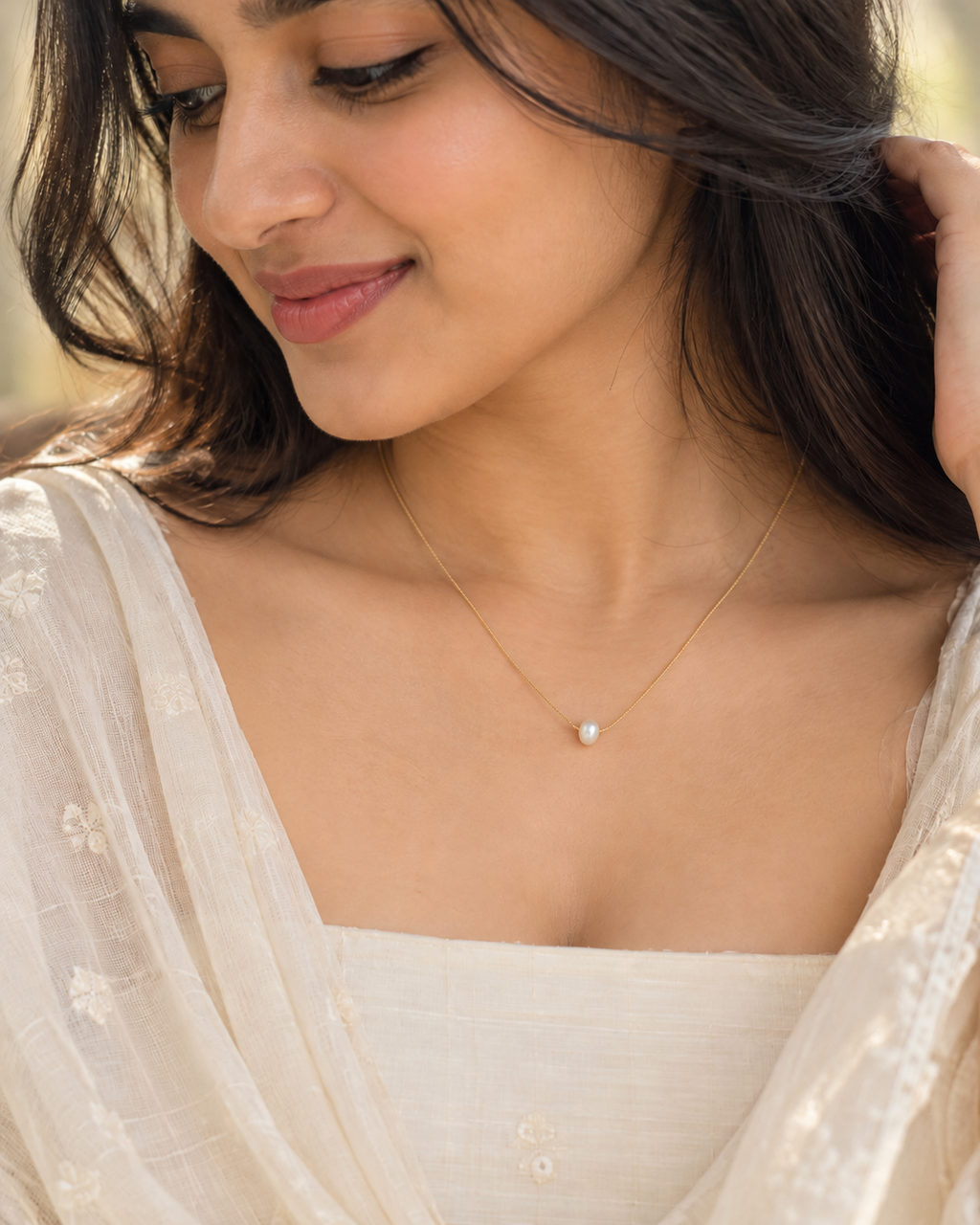 IVORY DROP NECKLACE