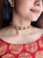RANI FLORAL CHOKER SET