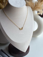CRYSTAL BUTTERFLY NECKLACE