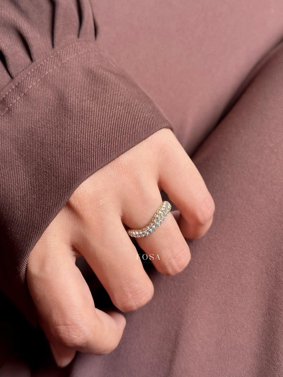 BOLD WAVY RING