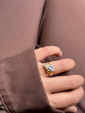 DUAL STONE FINN RING