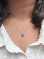 Single stone Blue