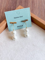 Wave Pearl Earrings