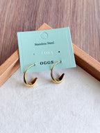 Crescent Hoop Earrings