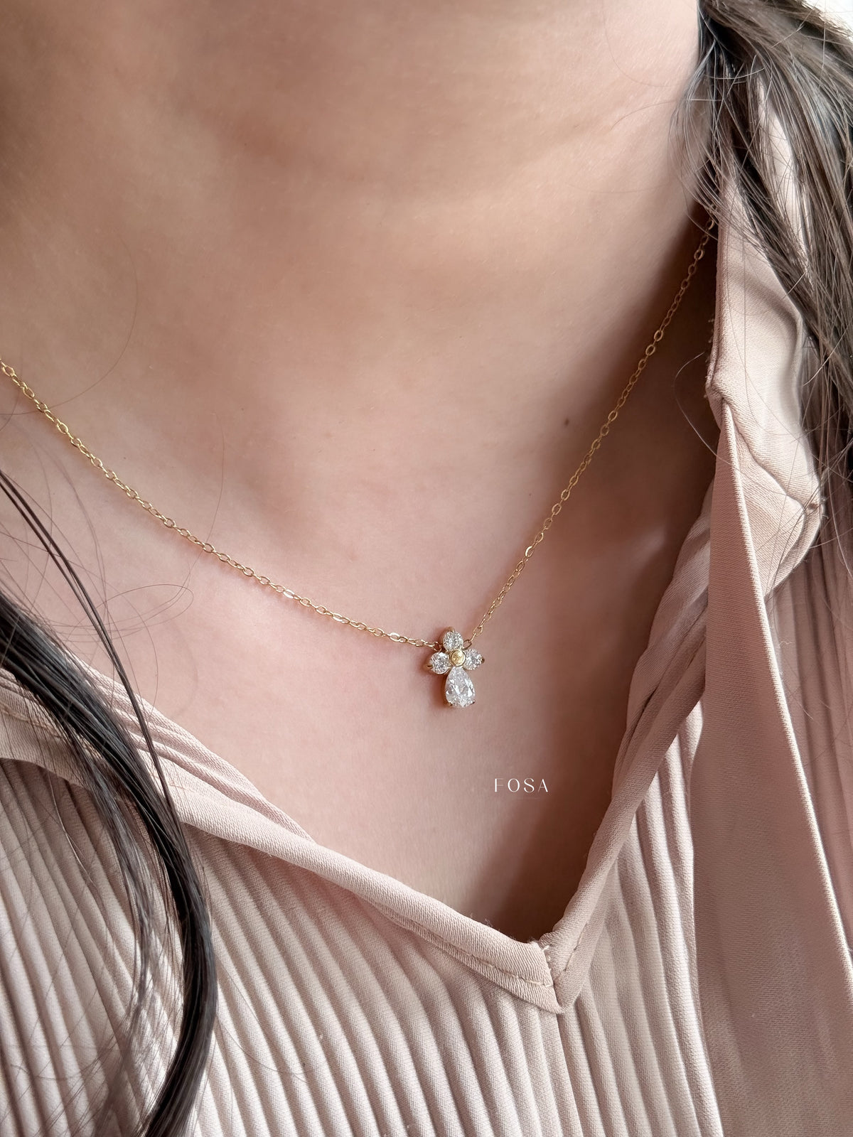 FLORA DROP NECKLACE
