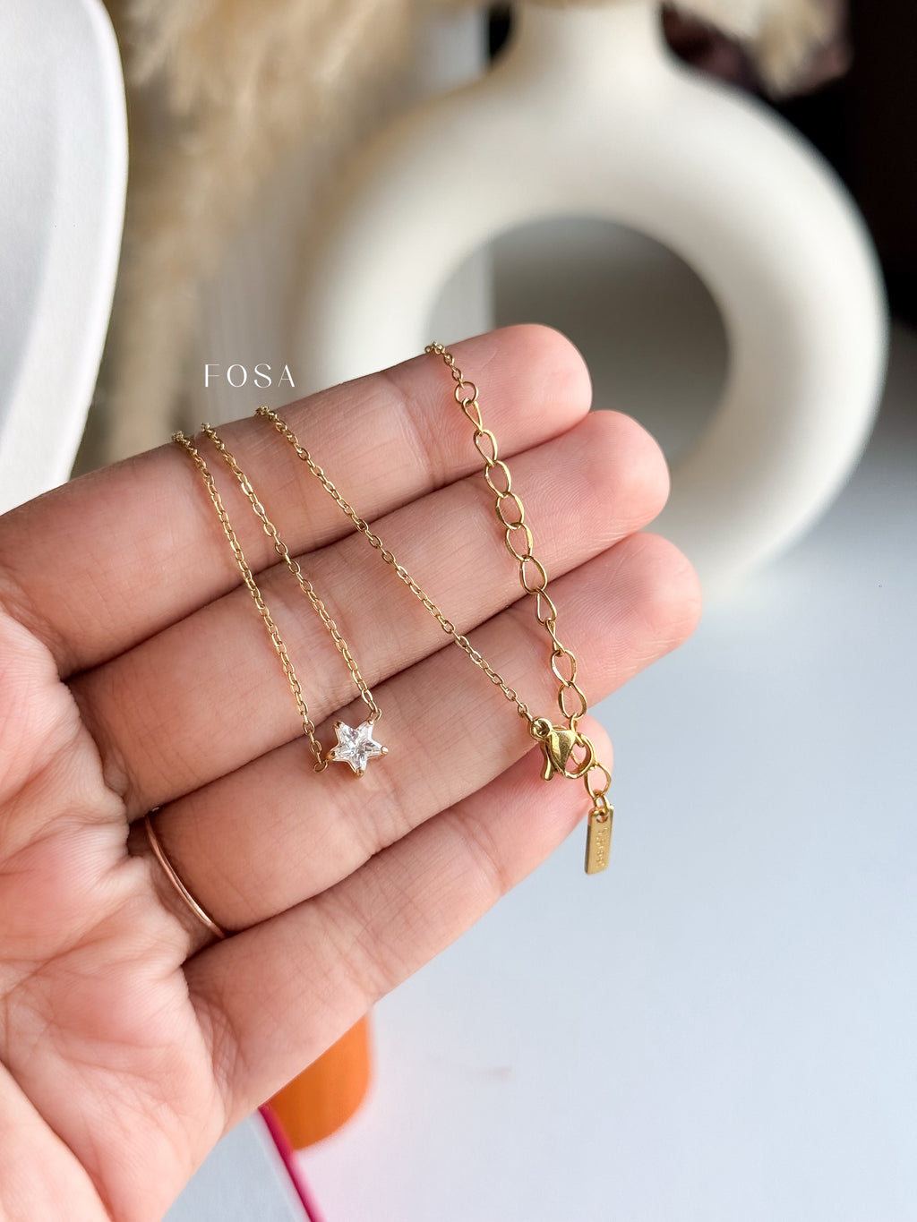 CRYSTAL STAR NECKLACE