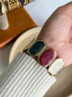 Luxe mosaic bangle